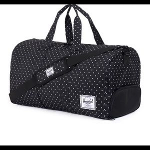 Hershel Duffle Bag - Black and White